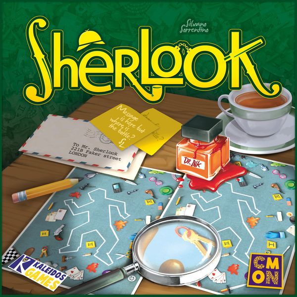 Sherlook, CMON Limited/Kaleidos Games, 2017 — front cover (image provided by the publisher)