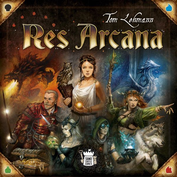 Res Arcana, Sand Castle Games, 2019 — front cover (image provided by the publisher)