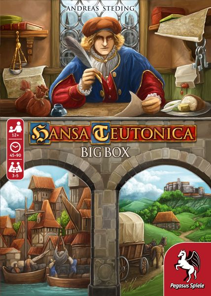 Hansa Teutonica Big Box cover, German/English edition 2020, Pegasus Spiele 55148G