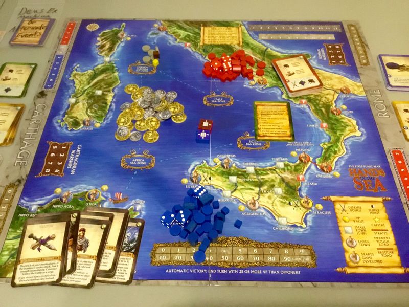 Final content playtest game I won in the competition on Kickstarter in January 2016.