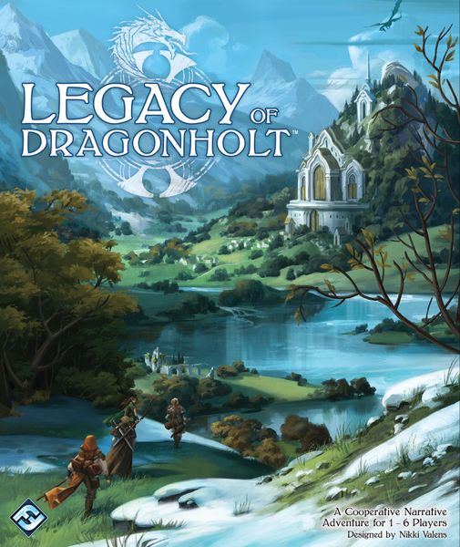 Legacy of Dragonholt, Fantasy Flight Games, 2017 — front cover (image provided by the publisher)