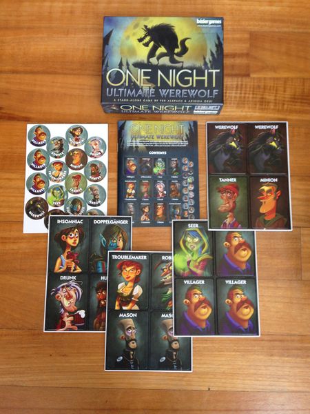 One Night Werewolf Unboxed.