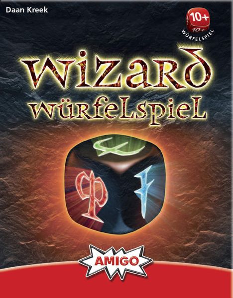 Wizard Würfelspiel, AMIGO, 2019 — front cover (image provided by the publisher)