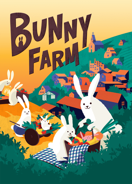 Bunny Farm, GeGe, 2017 — front cover (image provided by the publisher)