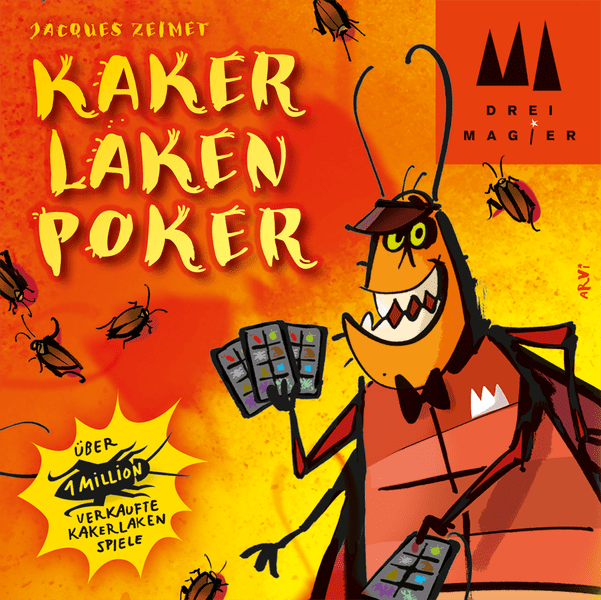 Kakerlakenpoker, Drei Magier Spiele, 2016 — cover (image provided by the publisher)