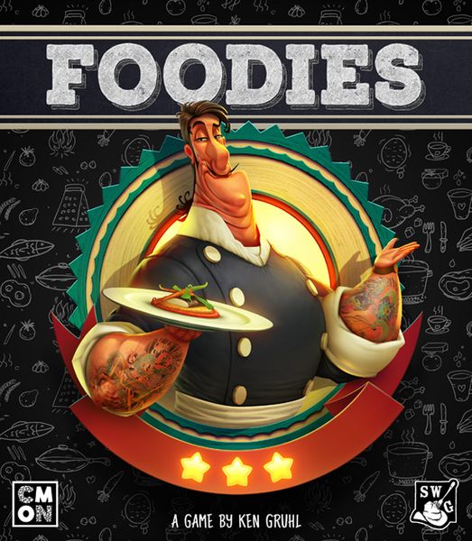 Foodies, CMON Limited/Spaghetti Western Games, 2019 — front cover
