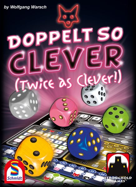 Twice as Clever U.S. front cover from publisher Stronghold Games!