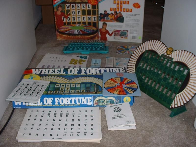 Tyco Travel Wheel Of Fortune Game