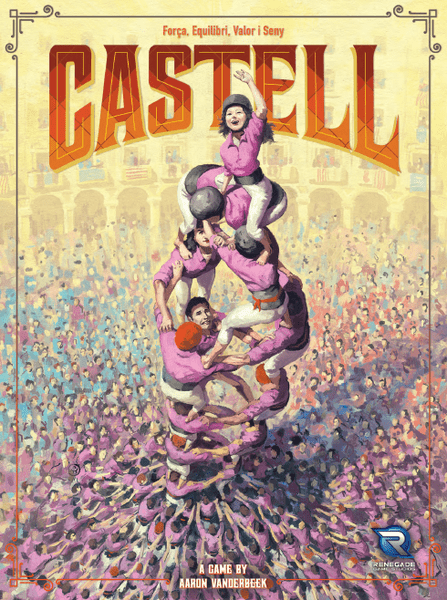 Castell, Renegade Game Studios, 2018 — front cover (image provided by the publisher)