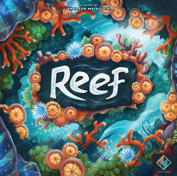 Reef, Next Move Games, 2018 — front cover (image provided by the publisher)