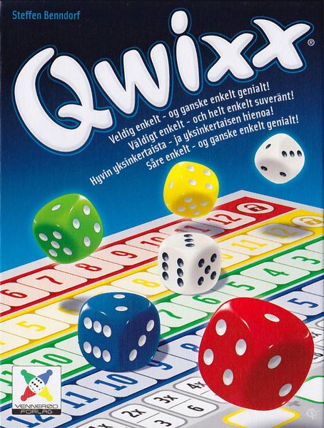 Qwixx - Nordic Edition, front cover