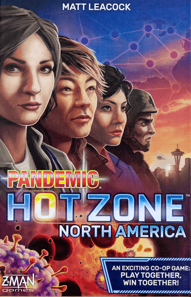 Pandemic: Hot Zone – North America, Z-Man Games, 2020 — front cover