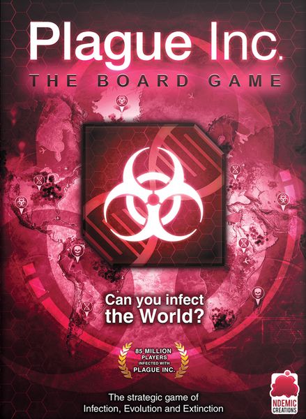 Plague Inc.: The Board Game, Ndemic Creations, 2016 — front cover