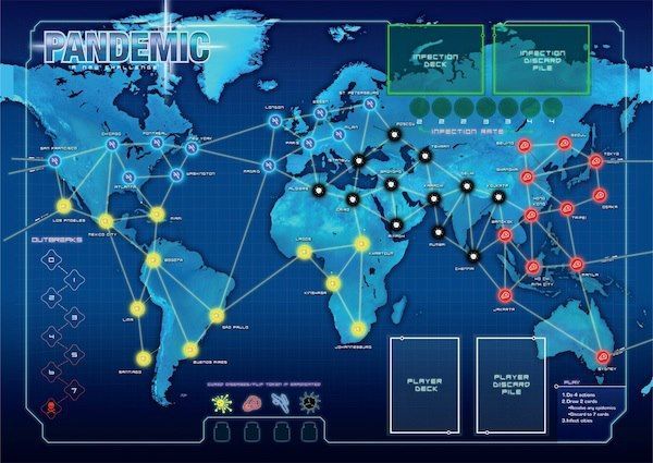 Pandemic, Z-Man Games, 2013 – game board