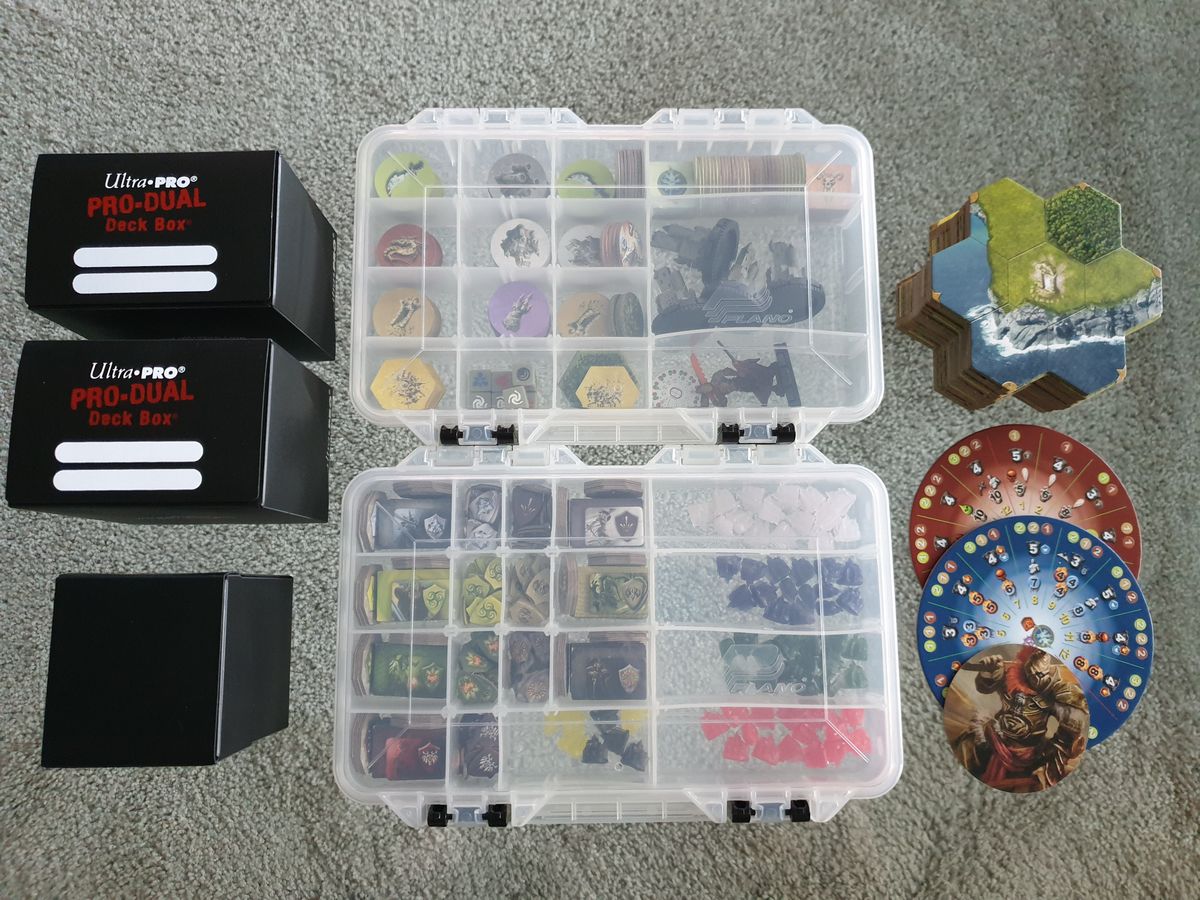 My Mage Knight UE Storage Solution (Plano + Deck Boxes)