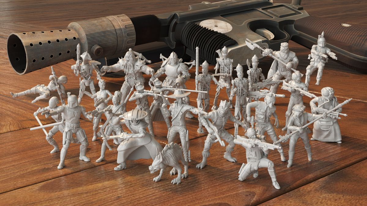 Mel Miniatures Custom 3D Printed Units and Vehicle Star Wars Legion