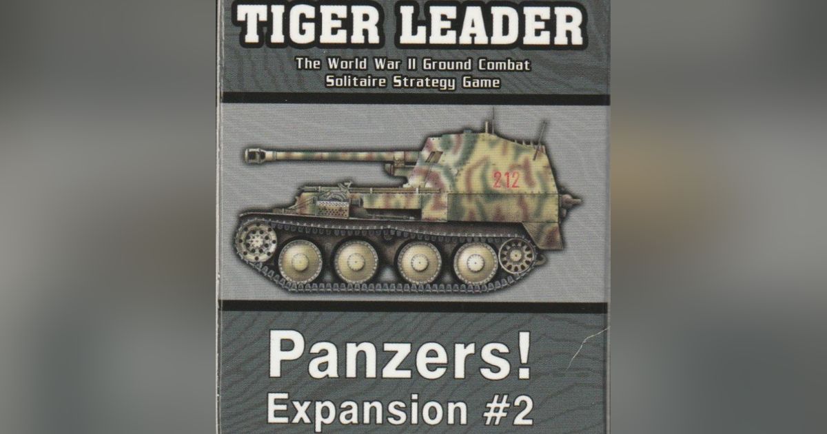 Panzer: Game Expansion Set, Nr 2 – The Final Forces on the