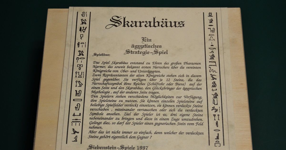 Skarabäus | Board Game | BoardGameGeek