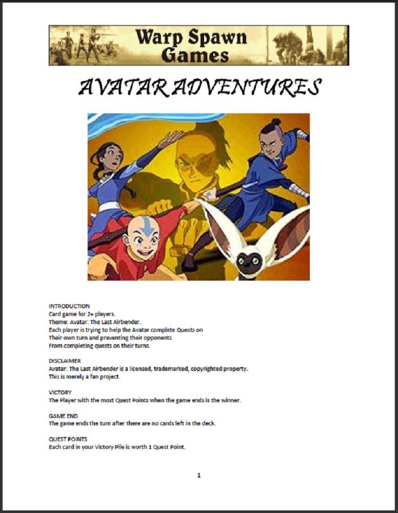 Avatar Adventures cover