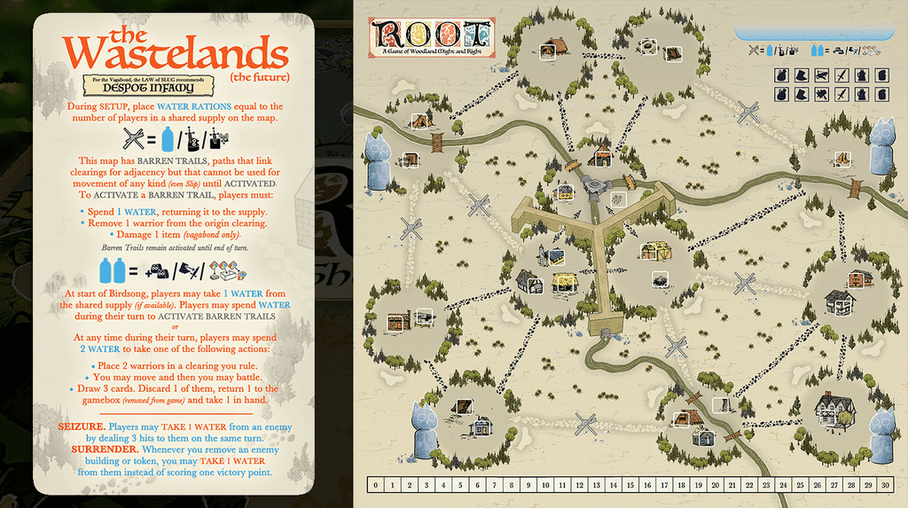 WASTELANDS MAP (Root Fan Economy Map) | Root