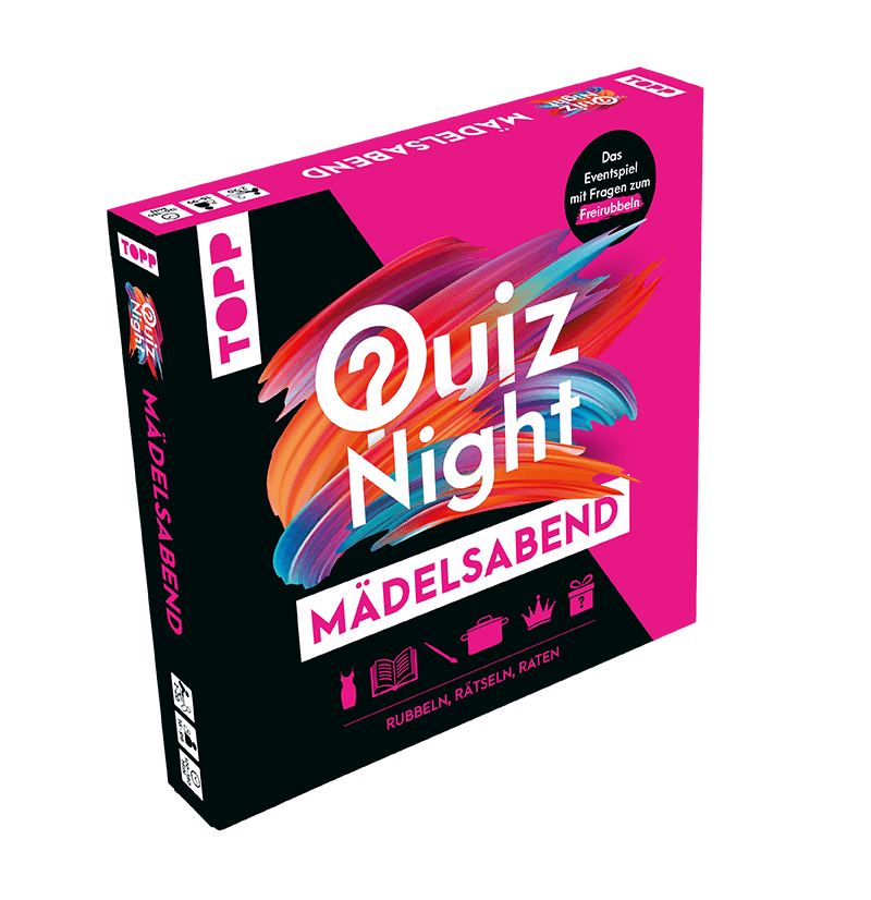 Quiznight: Mädelsabend – RUBBELN, RÄTSELN, RATEN