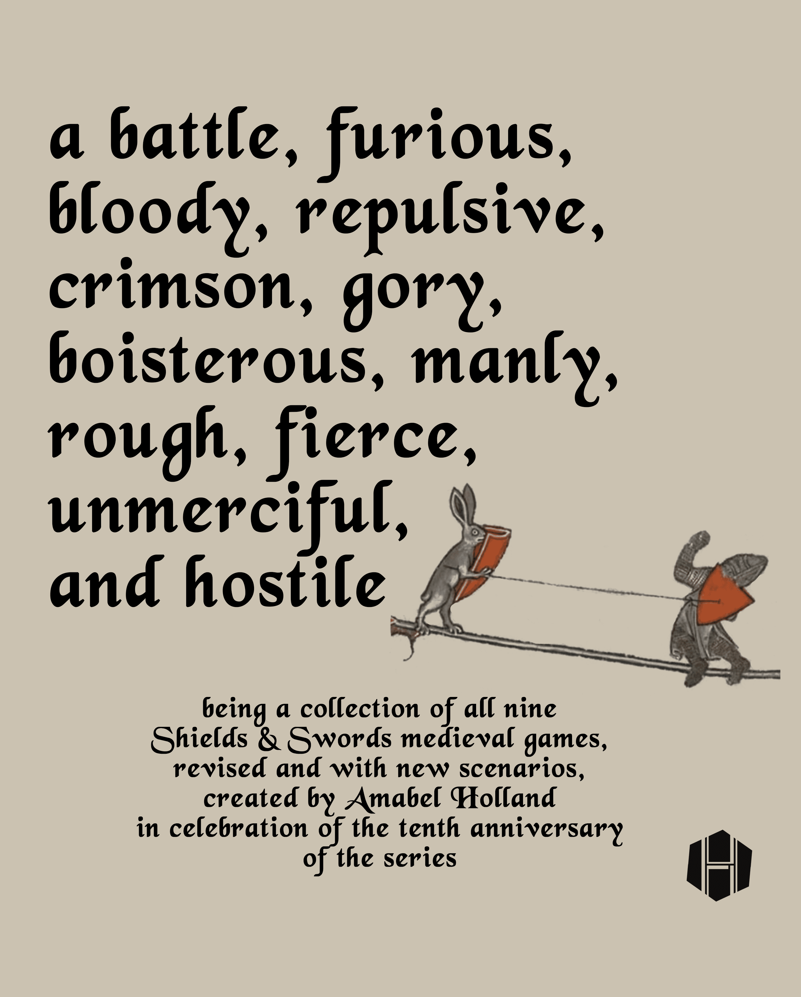 A Battle, Furious, Bloody, Repulsive, Crimson, Gory, Boisterous, Manly, Rough, Fierce, Unmerciful, and Hostile cover