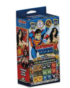 DC Comics Dice Masters: Superman and Wonder Woman Starter Set Cover Artwork