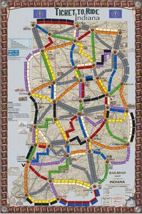 Indiana Fan Expansion To Ticket To Ride Board Game Boardgamegeek