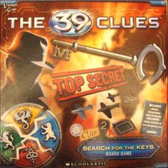Board Game THE 39 CLUES TOP SECRET SEARCH FOR THE KEYS SCHOLASTIC