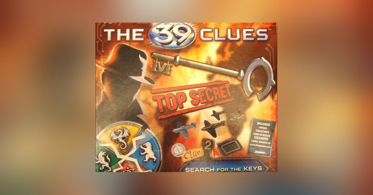 Board Game THE 39 CLUES TOP SECRET SEARCH FOR THE KEYS SCHOLASTIC