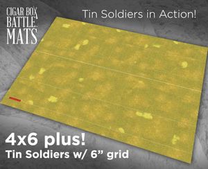 Tin Soldiers in Action: Grassland Terrain Mat