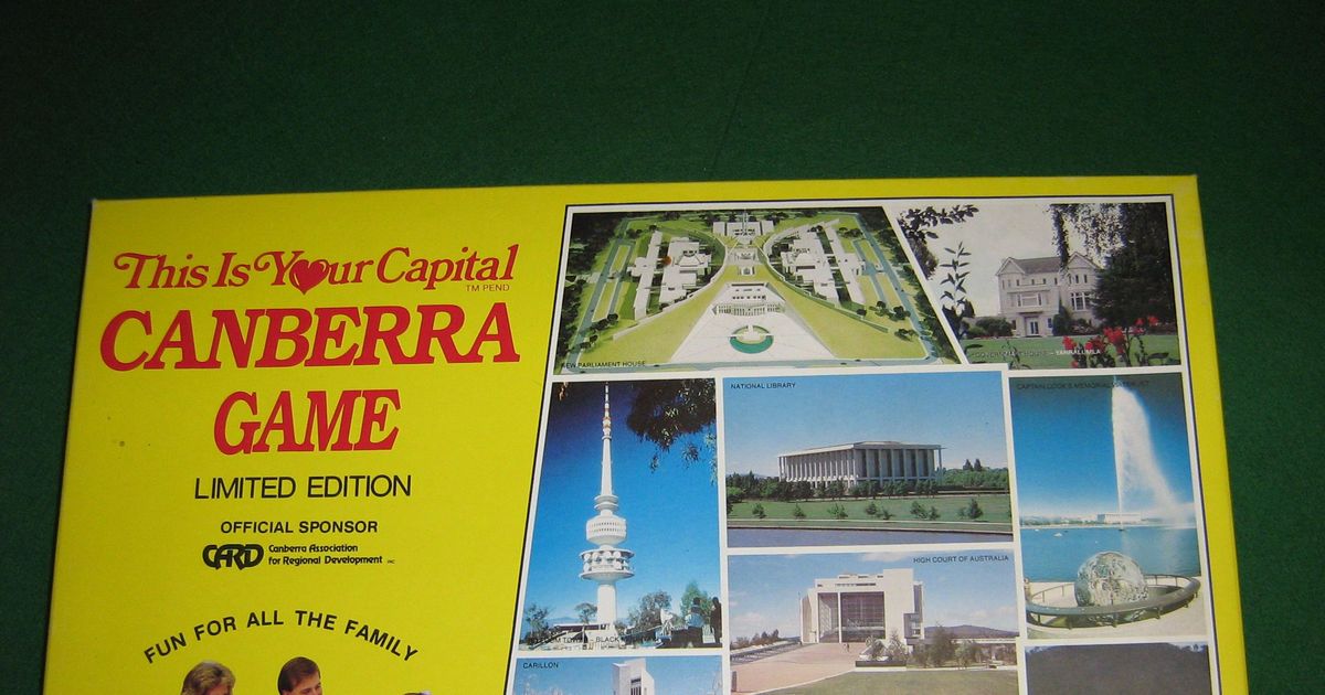 This Is Your Capital Canberra Game Board Game BoardGameGeek