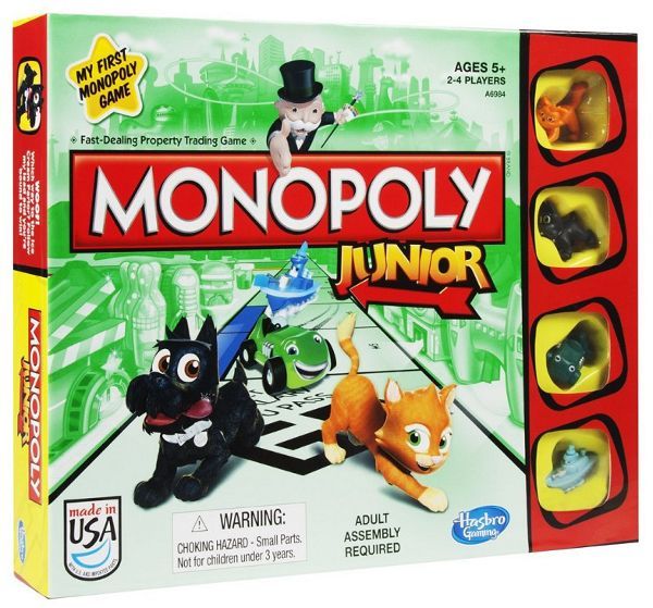 Parts & Pieces Only You Choose Details about   Monopoly Junior Board Game 2013 Edition 