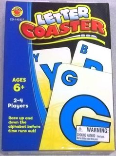 Letter coaster
