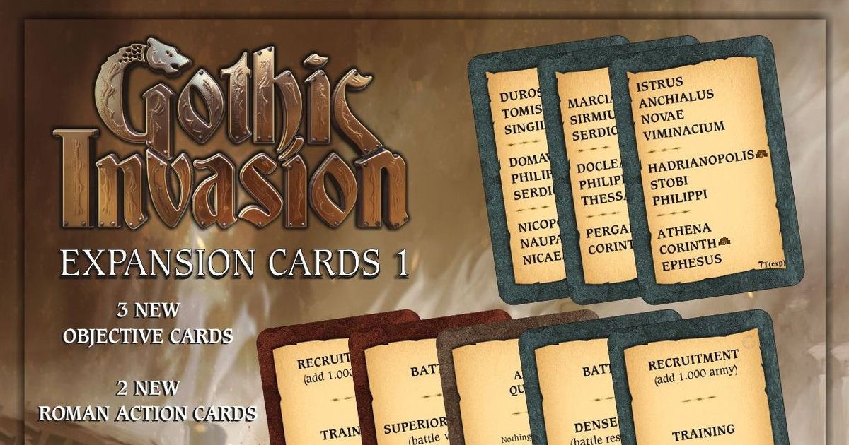 Gothic Invasion: Cards Expansion 1 | Board Game | BoardGameGeek