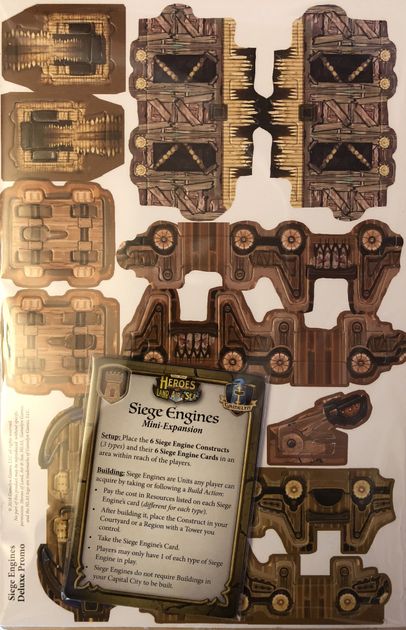 Siege Engines expansion Air & Sea Heroes of Land