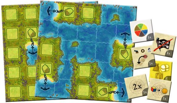 Amerigo Queenie 2: Cove Island, Bay Island & New Progress Tokens