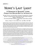 RPG Item: ADCP5-1: Home's Last Light