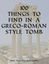RPG Item: 100 Things to Find in a Greco-Roman Style Tomb
