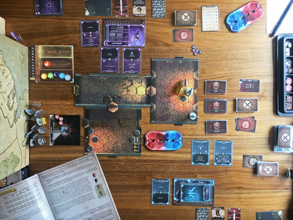 Donjon dégénère Hand of Doom impression 3rd-COOPERATIVE Board Game 