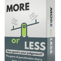 More or Less Original Edition Card Game: How Good Is Your Judgement?