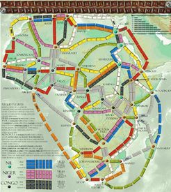 Rivers of Africa (fan expansion for Ticket to Ride)