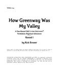 RPG Item: VER1-04: How Greenway Was My Valley