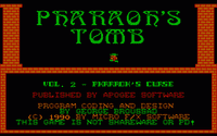 Video Game: Pharaoh's Tomb