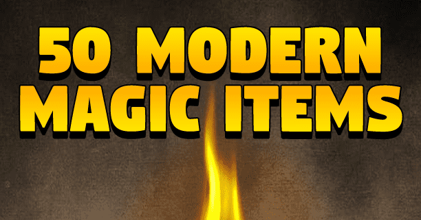 50 Modern Magic Items | RPG Item | RPGGeek