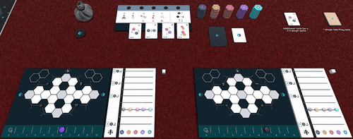 Board Game: Tensor: A Game of Equilibrium