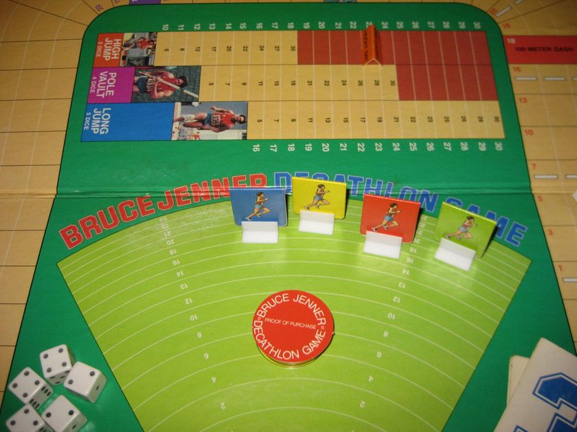 Bruce Jenner Decathlon Game | Image | BoardGameGeek