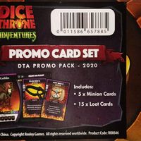 Dice Throne: Adventures – Promo Card Set: DTA Promo Pack 2020