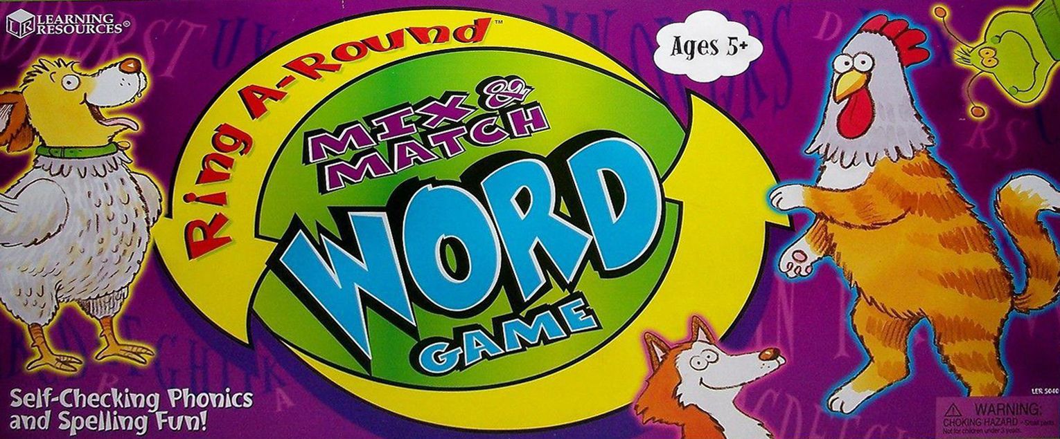Ring A-Round Mix and Match Word Game