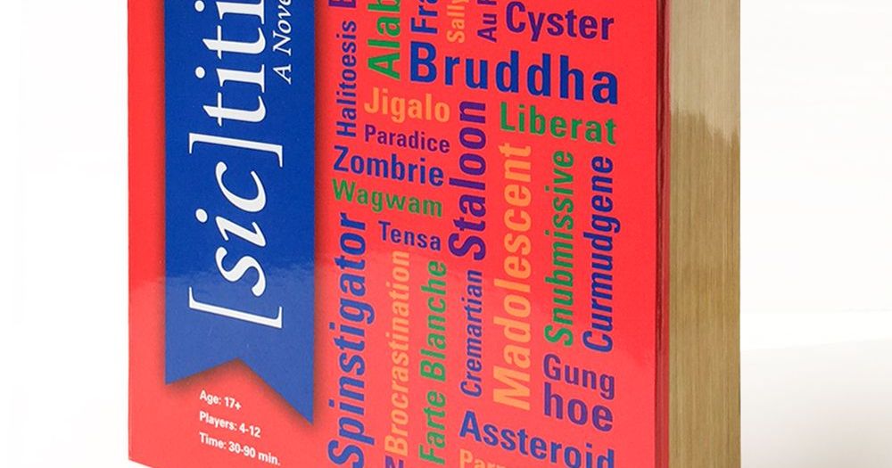 Sictitious A Novel Word Game Board Game BoardGameGeek
